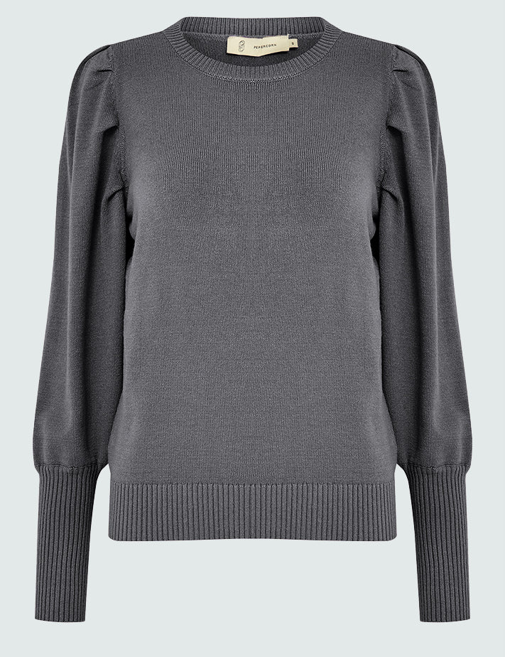 Peppercorn Anissa Pullover Pullover 126M Steel Grey Melange