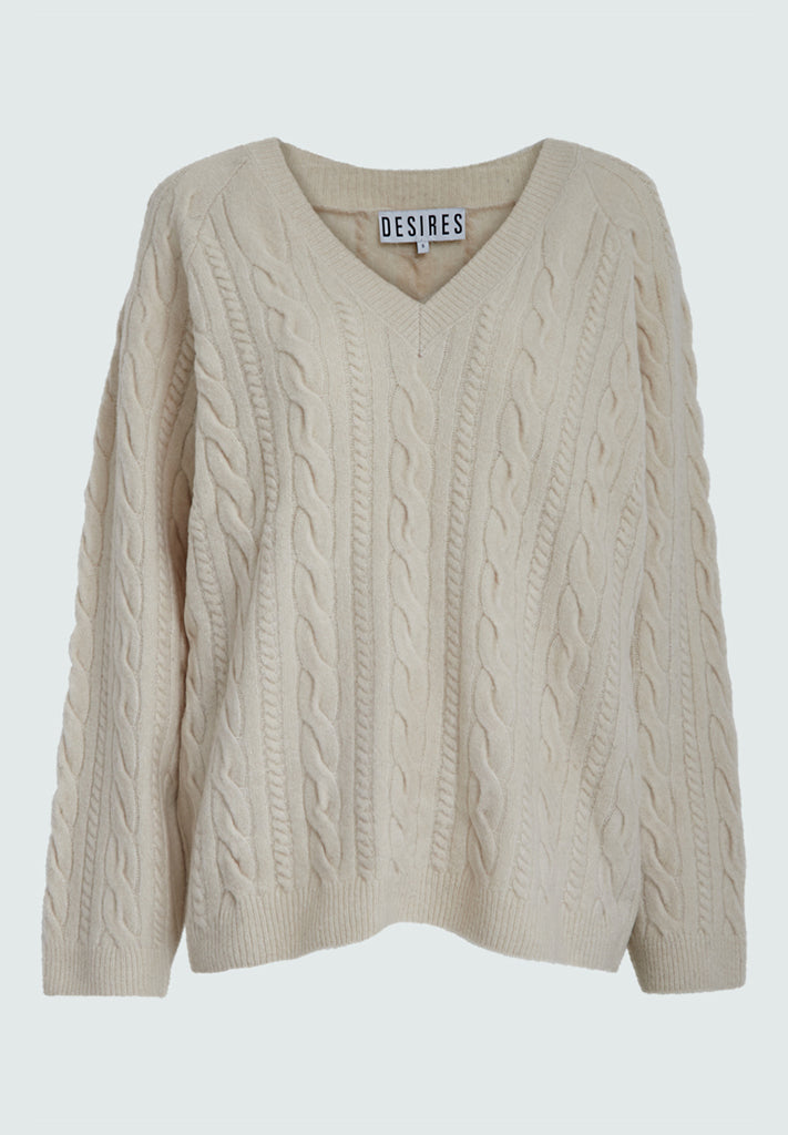 Desires DSPhilipa GRS Pullover Pullover 2206M Fog Sand Mel.