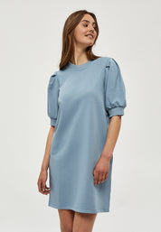 Minus MSMika Sweatkjole Kjoler 1025 Skyblue