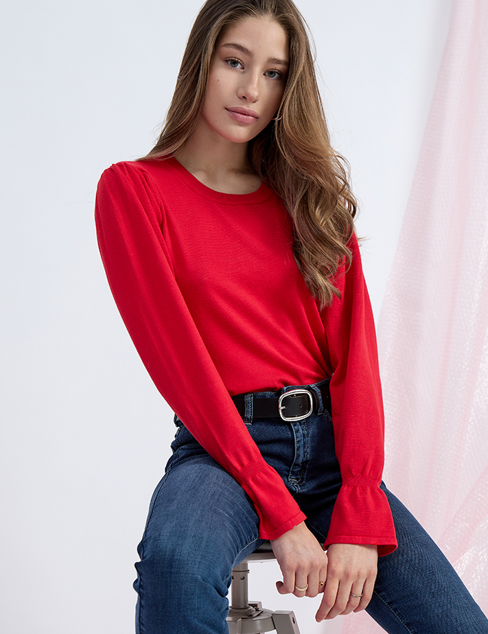 Minus MSReneta Pullover Pullover 4175 Tomato