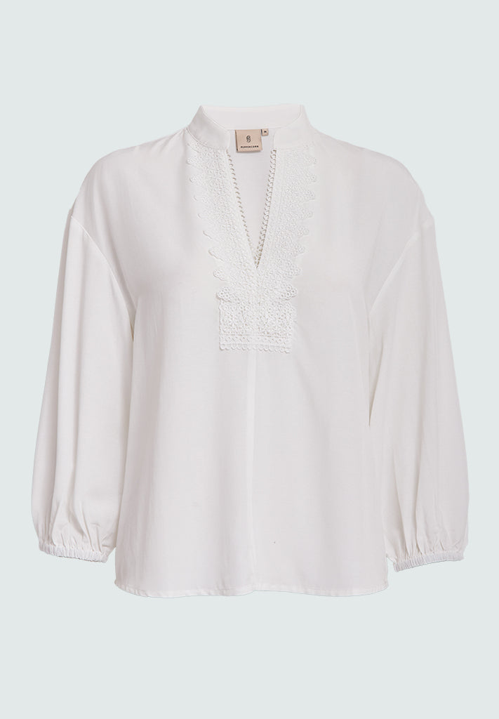 Peppercorn PCGitta Blouse Bluser 0011 Gardenia